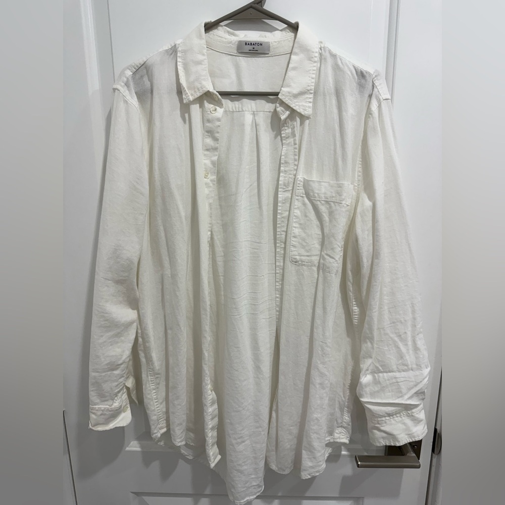 Babaton - Linen button down shirt
